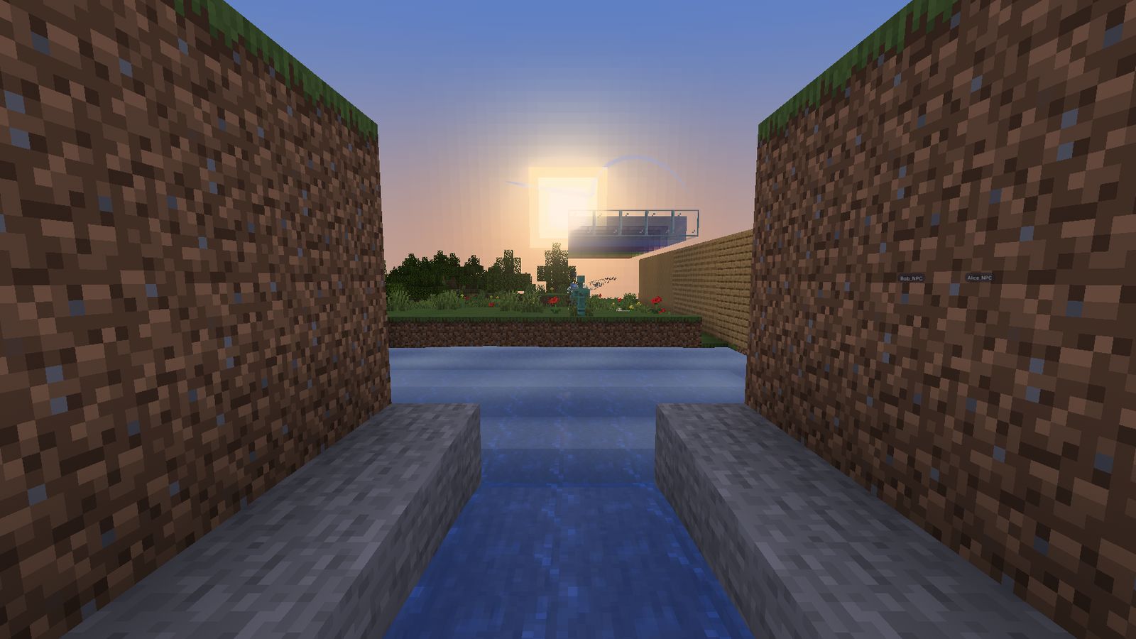 The same scene on the Low preset