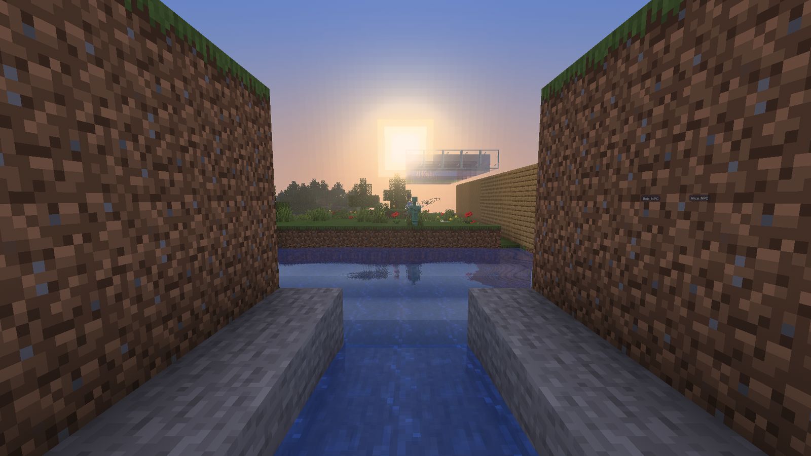 The same scene on the Medium preset