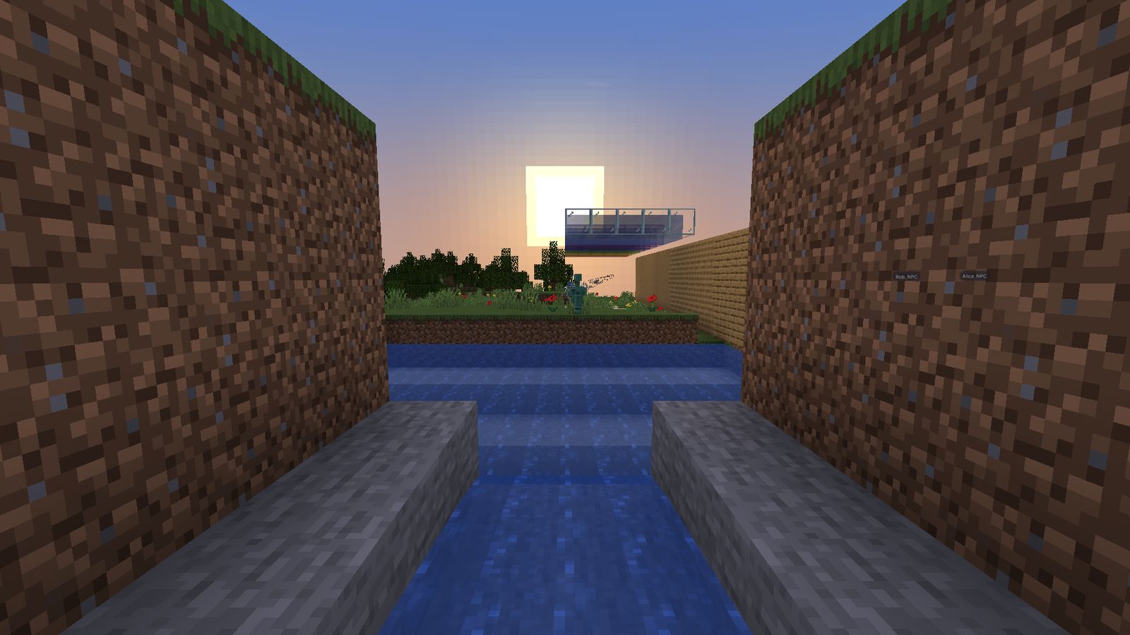 The scene on the Off preset (vanilla look)