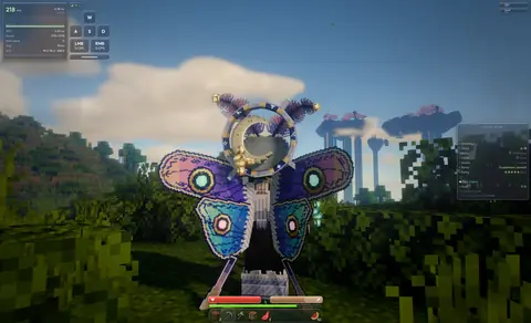 Moonlit Moth wings and accessories worn in the world.