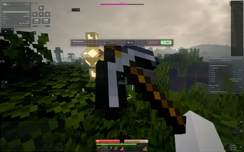 The in-game HUD positioning editor.